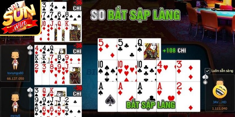 Cách nhớ bài Mậu Binh theo nhóm giá trị, sắp xếp tiềm năng