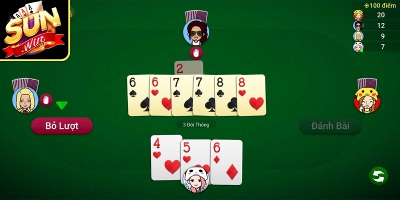 Mẹo chơi Tiến Lên thắng nhiều khi sắp xếp bài theo cụm