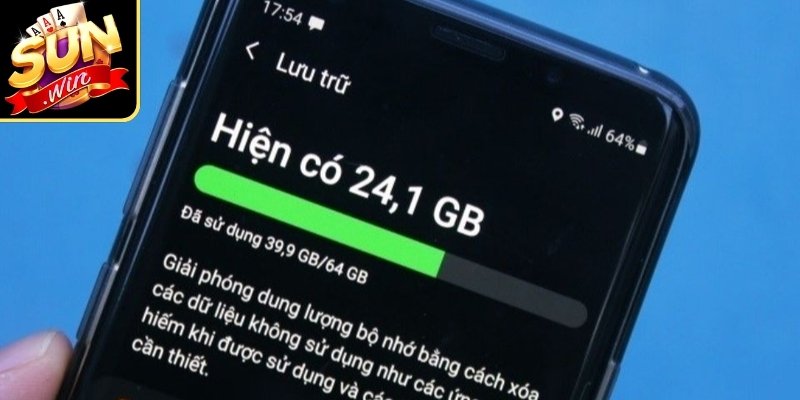 Kiểm tra dung lượng thiết bị trước khi tải game